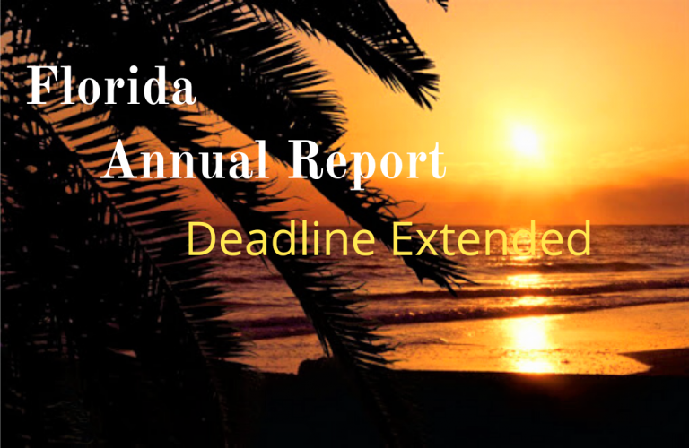 FLORIDA Annual Report filing deadline extended until June 30